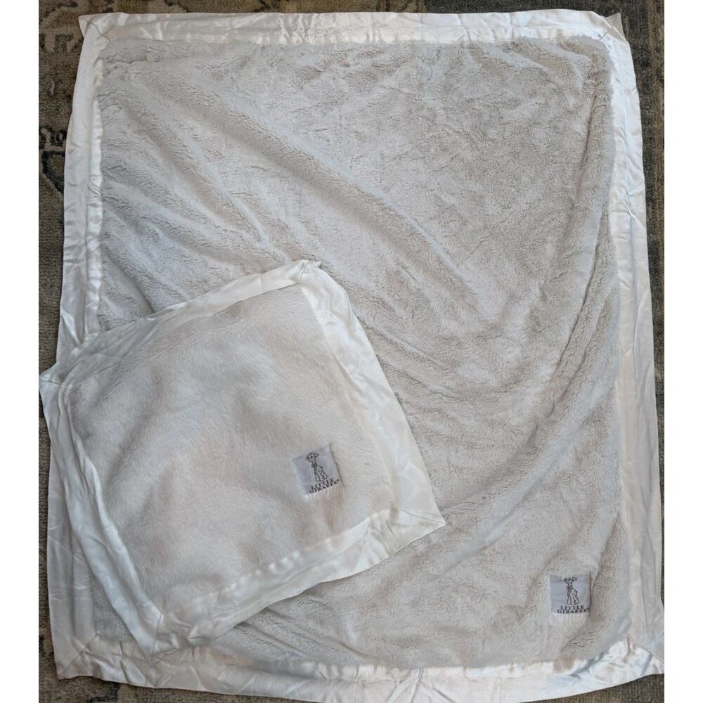 Little Giraffe Lux Baby Blanket & Matching Lovey Set NWT